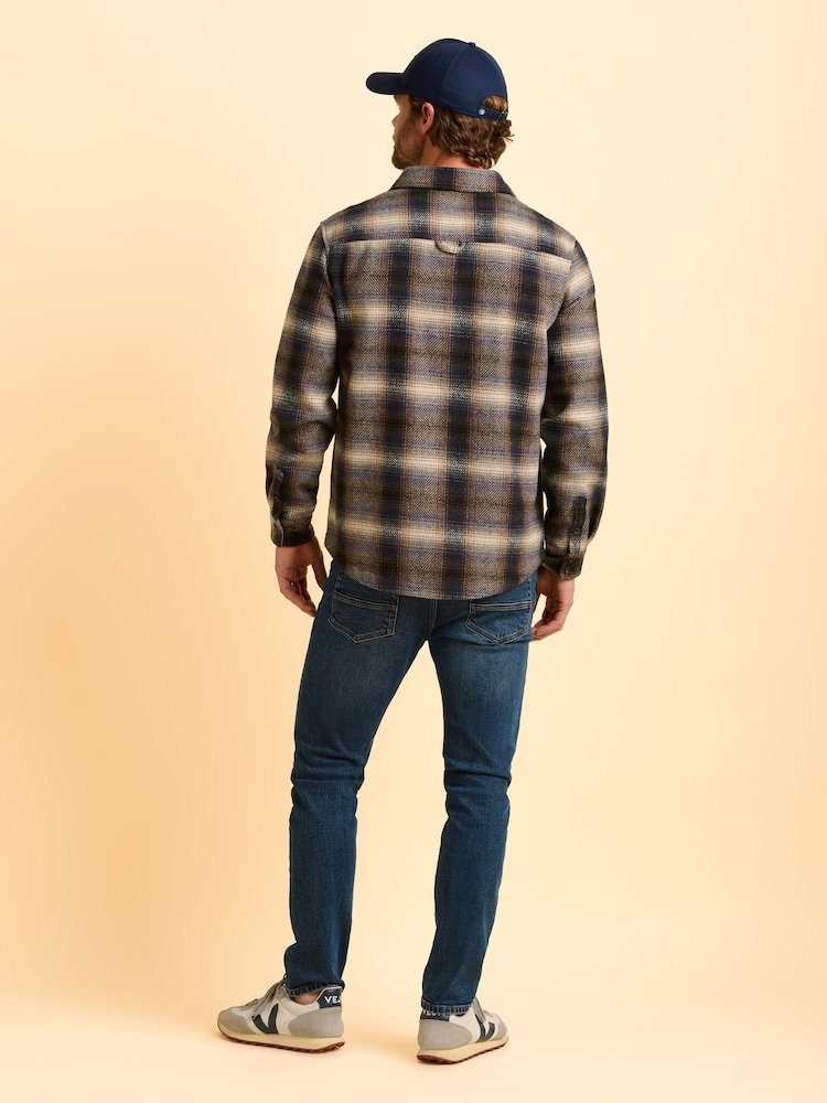 Brakeburn Natural Badbury Check Shirt - Image 2 of 6