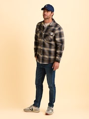 Brakeburn Natural Badbury Check Shirt - Image 3 of 6