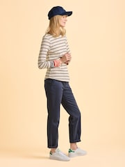 Brakeburn Cream Knoll Long Sleeve T-Shirt - Image 3 of 6