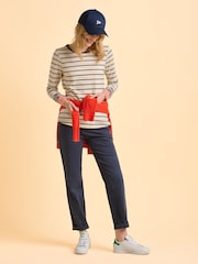 Brakeburn Cream Knoll Long Sleeve T-Shirt - Image 5 of 6