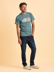 Brakeburn Green Devenish T-Shirt - Image 3 of 4