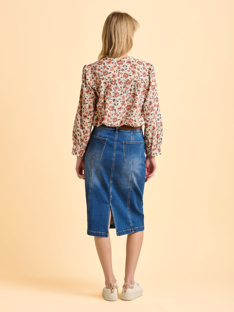 Brakeburn Cream Lindsay Blouse - Image 2 of 6 Brakeburn Cream Lindsay Blouse - Image 2 of 6