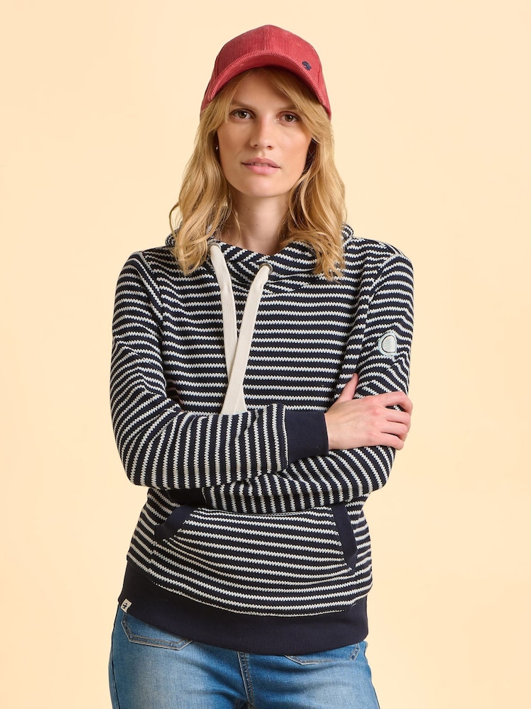 Brakeburn Blue Durlston Elise Hoodie - Image 1 of 5 Brakeburn Blue Durlston Elise Hoodie - Image 1 of 5