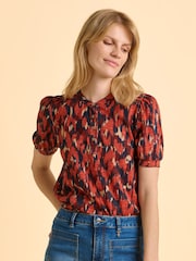 Brakeburn Red Lily Blouse - Image 1 of 6