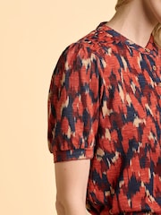 Brakeburn Red Lily Blouse - Image 4 of 6