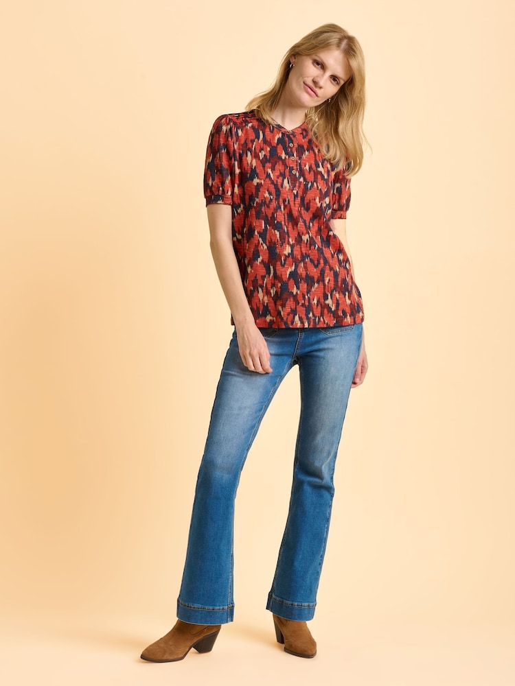 Brakeburn Red Lily Blouse - Image 6 of 6 Brakeburn Red Lily Blouse - Image 6 of 6