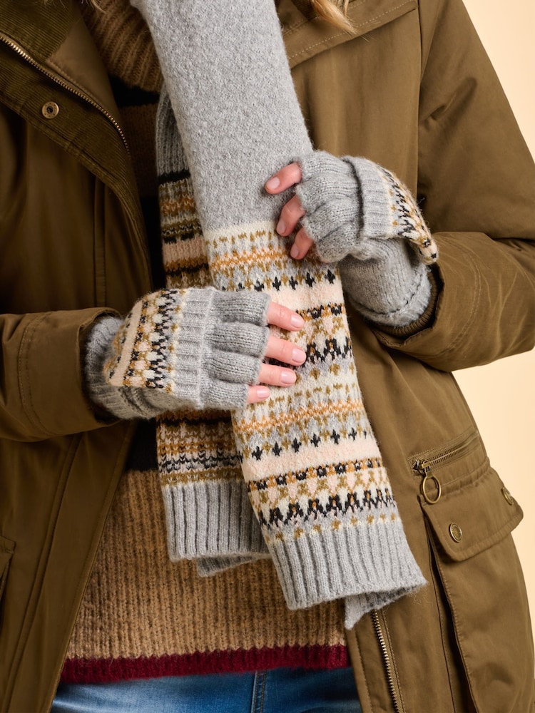 Brakeburn Grey Bramble Gloves - Image 1 of 5 Brakeburn Grey Bramble Gloves - Image 1 of 5
