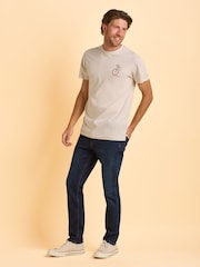 Brakeburn Cream Dunkeld T-Shirt - Image 3 of 6
