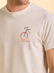 Brakeburn Cream Dunkeld T-Shirt - Image 4 of 6