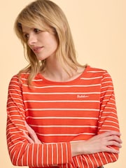 Brakeburn Red Branksome Long Sleeve T-Shirt - Image 4 of 6