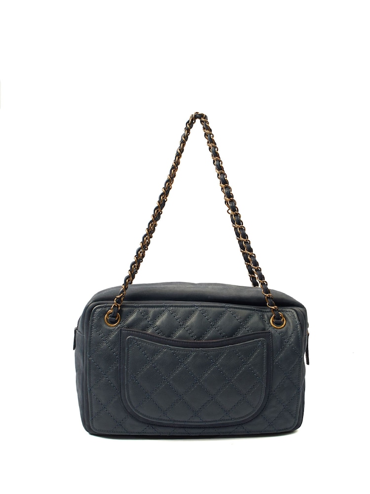 Chanel Blue Camera Shoulder Bag - Image 2 of 6