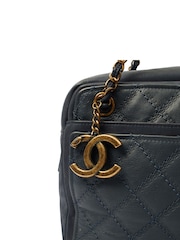 Chanel Blue Camera Shoulder Bag - Image 5 of 6