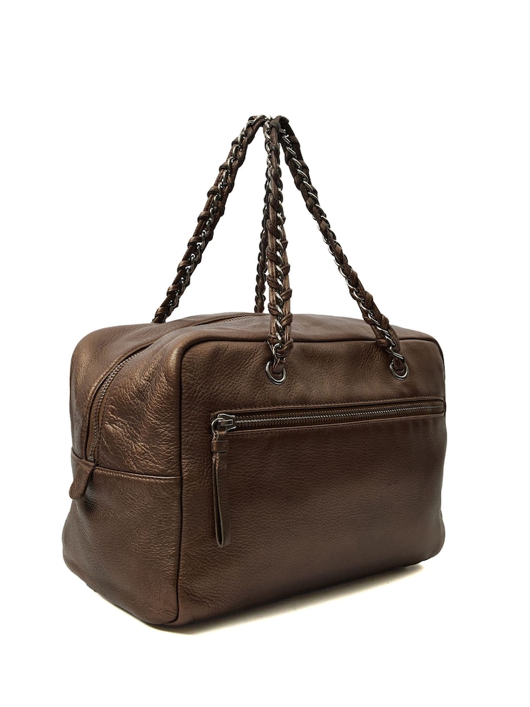 Chanel Metallic Luxe Ligne Tote Bag - Image 2 of 7