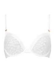 KBX White Non Pad Plunge Zadie Texture Non Pad Plunge Bra - Image 6 of 6