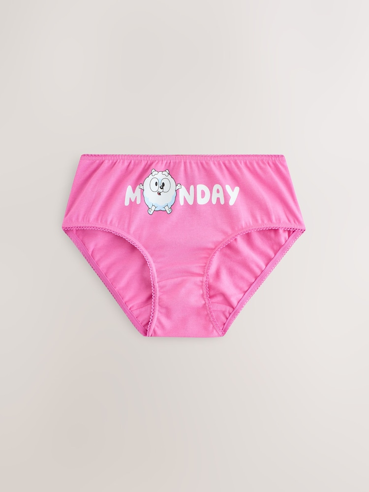 Rosa - Bluey Days of The Week Briefs 7 Pack (1.5-10yrs) - Imagen 2 de 11