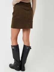 Threadbare Green Mini Corduroy Skirt - Image 4 of 5