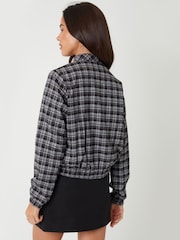 Threadbare Check Patch Pocket Bomber Jacket - Slika 2 iz 4