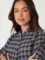 Threadbare Check Patch Pocket Bomber Jacket - Slika 4 iz 4