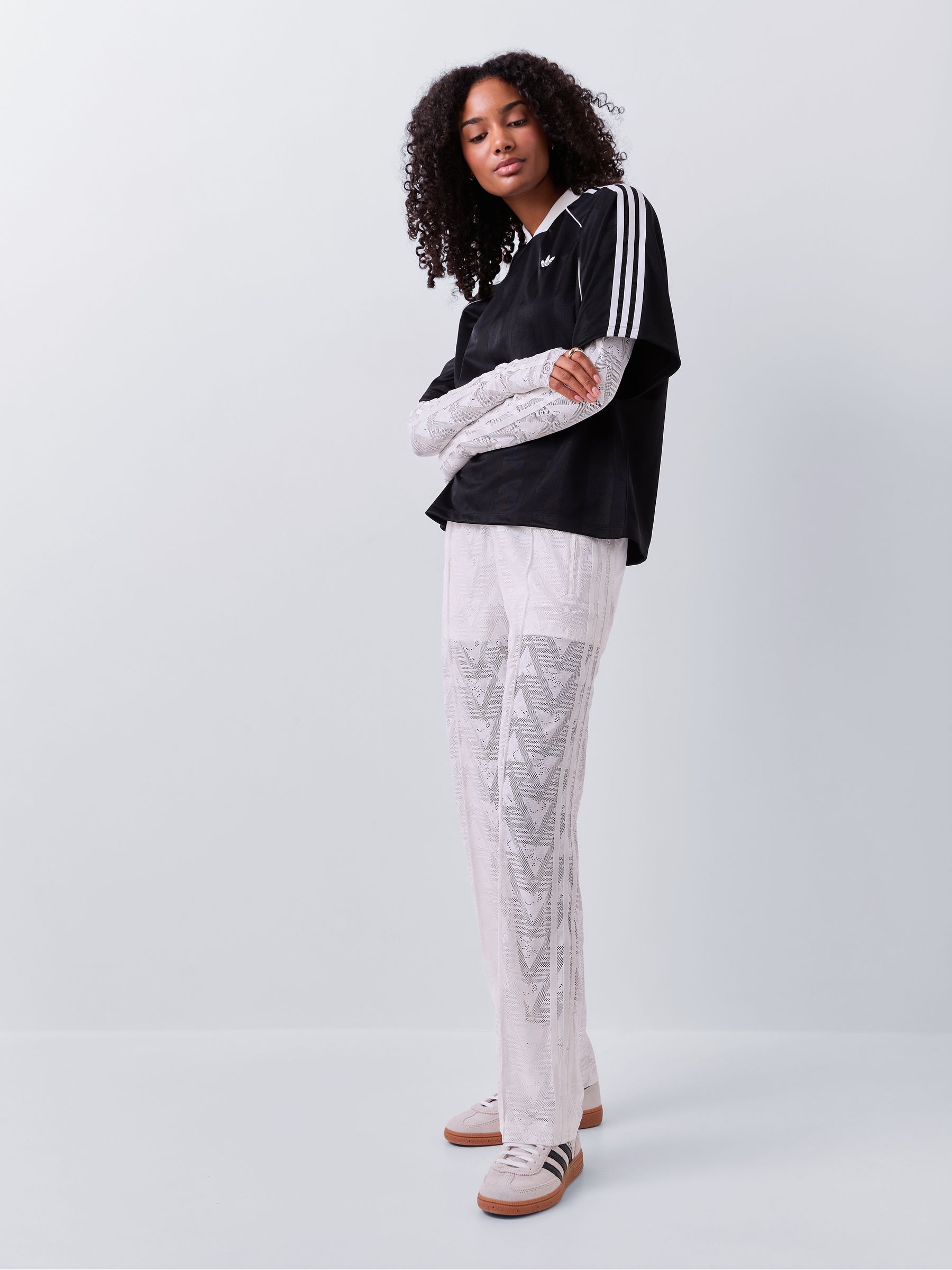 Buy adidas Originals White Firebird Classic Lace Track Joggers