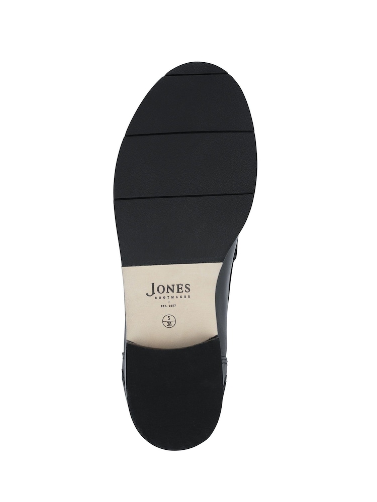 Jones Bootmaker Black Tiffany Smart Leather Moccasins - Image 5 of 5 Jones Bootmaker Black Tiffany Smart Leather Moccasins - Image 5 of 5