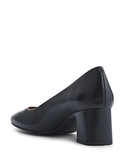 Jones Bootmaker Black Ladies Court Smart Shoes - Image 4 of 5