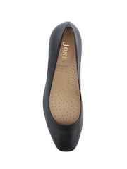 Jones Bootmaker Black Ladies Court Smart Shoes - Image 5 of 5