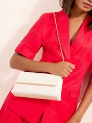 Friends Like These White Small Foldover Clutch Bag - Image 2 of 2