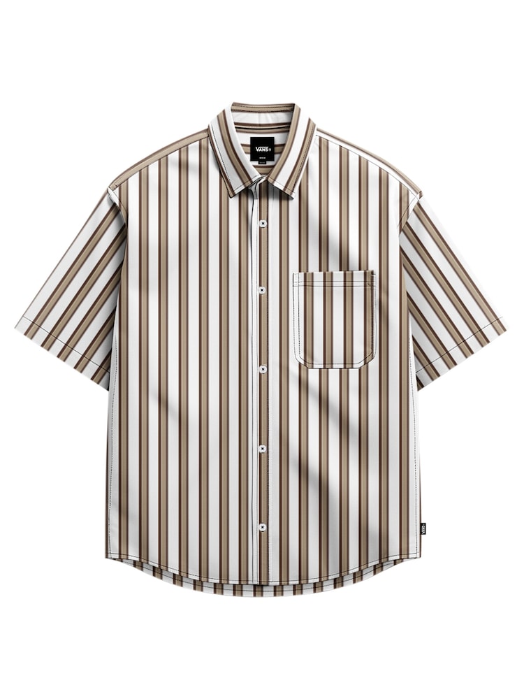 Vans Brown Lawson Stripe Shirt - Image 1 of 1