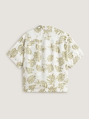 Vans Cream Van Doren Printed Camp Shirt - Image 2 of 2
