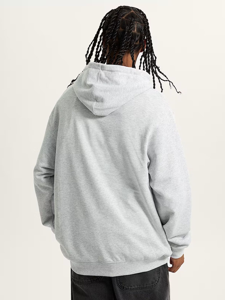 Vans Grey Small Logo Hoodie - Image 2 of 5