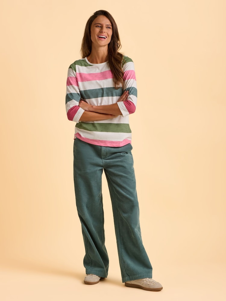 Brakeburn Cream Lulworth T-Shirt - Image 6 of 6