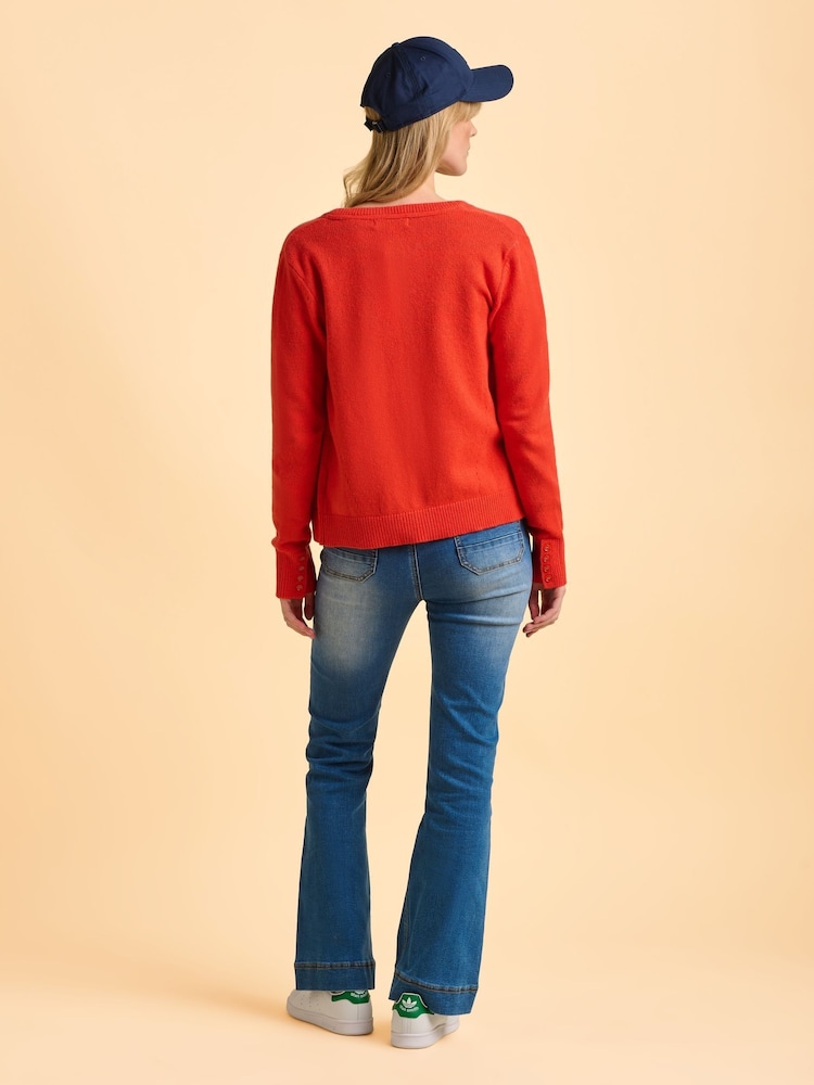 Brakeburn Red Siren Cardigan - Image 2 of 6 Brakeburn Red Siren Cardigan - Image 2 of 6