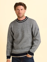 Brakeburn Blue Addlethorpe Jumper - Image 1 of 6