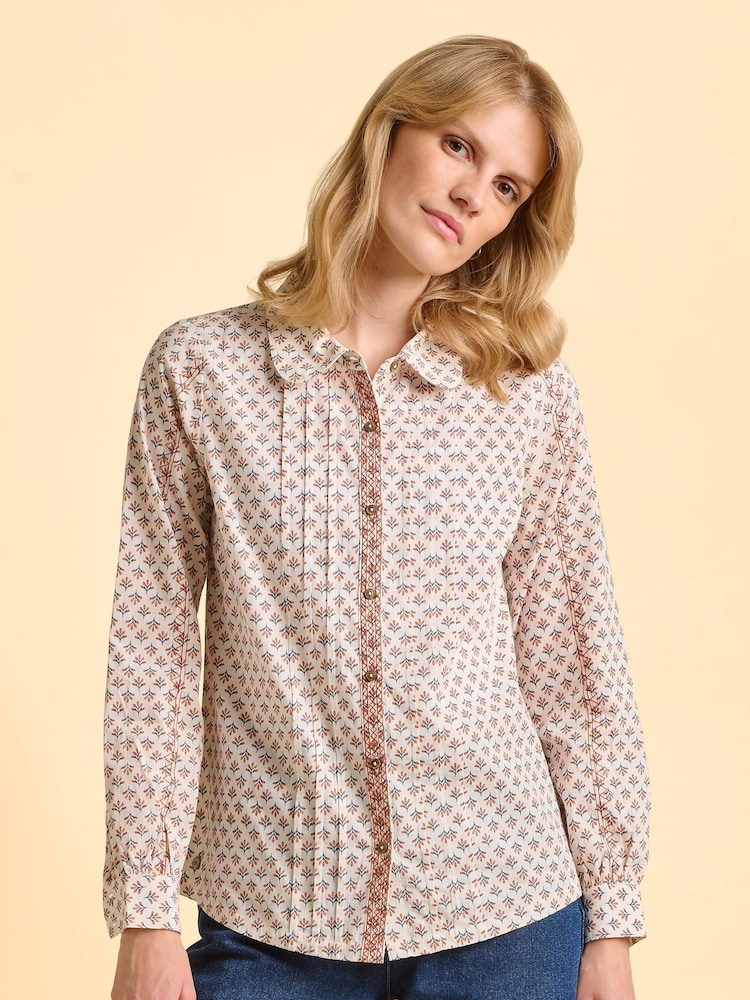 Brakeburn Cream Tarja Blouse - Image 6 of 6