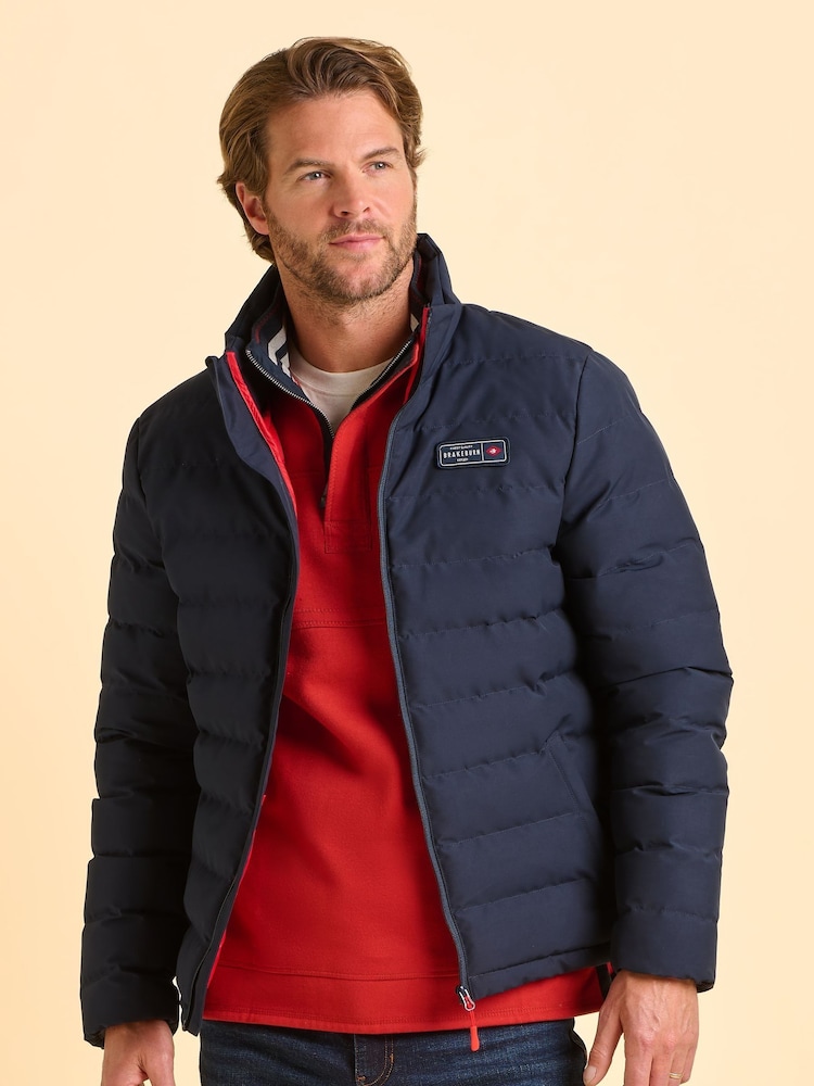 Brakeburn Blue Mainstone Jacket - Image 2 of 6 Brakeburn Blue Mainstone Jacket - Image 2 of 6