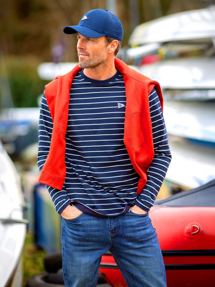 Brakeburn Blue Camowen Long Sleeve T-Shirt - Image 1 of 6 Brakeburn Blue Camowen Long Sleeve T-Shirt - Image 1 of 6