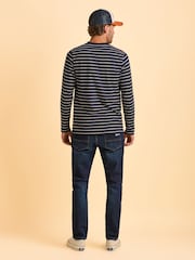 Brakeburn Blue Camowen Long Sleeve T-Shirt - Image 3 of 6