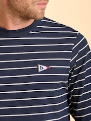 Brakeburn Blue Camowen Long Sleeve T-Shirt - Image 5 of 6