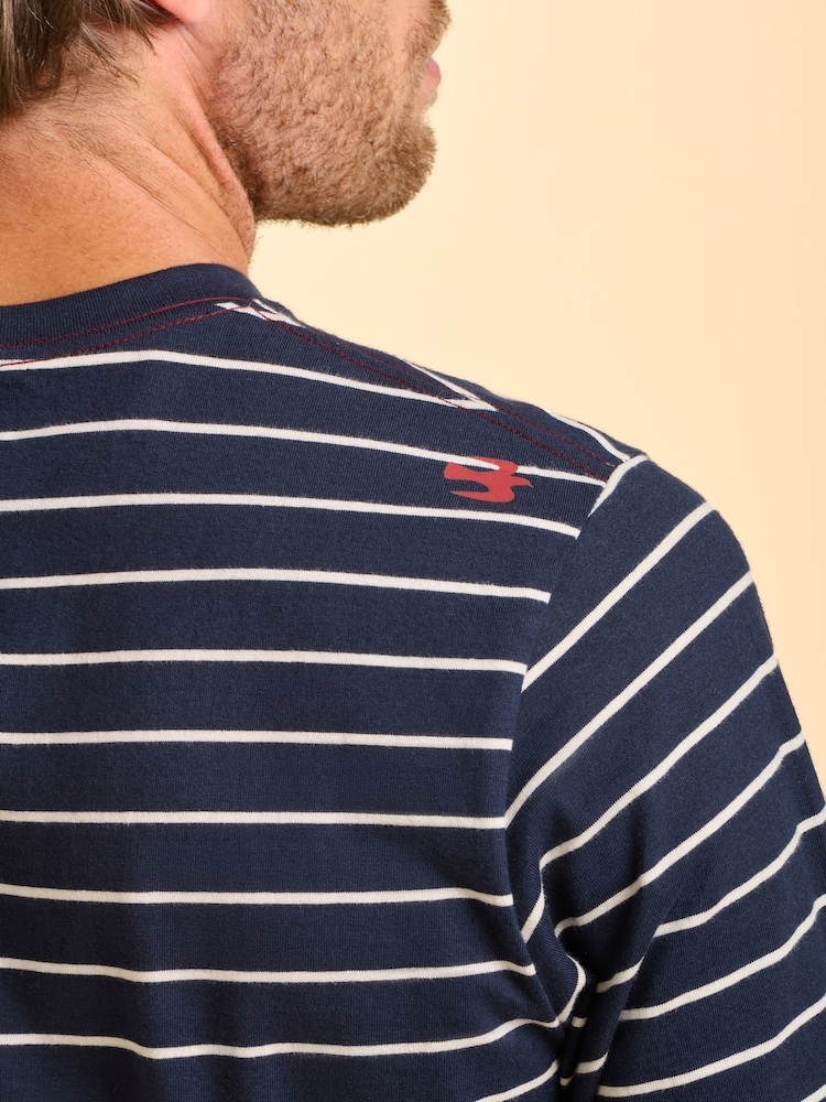 Brakeburn Blue Camowen Long Sleeve T-Shirt - Image 6 of 6 Brakeburn Blue Camowen Long Sleeve T-Shirt - Image 6 of 6