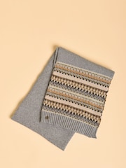 Brakeburn Grey Thistle Scarf - Image 2 of 5