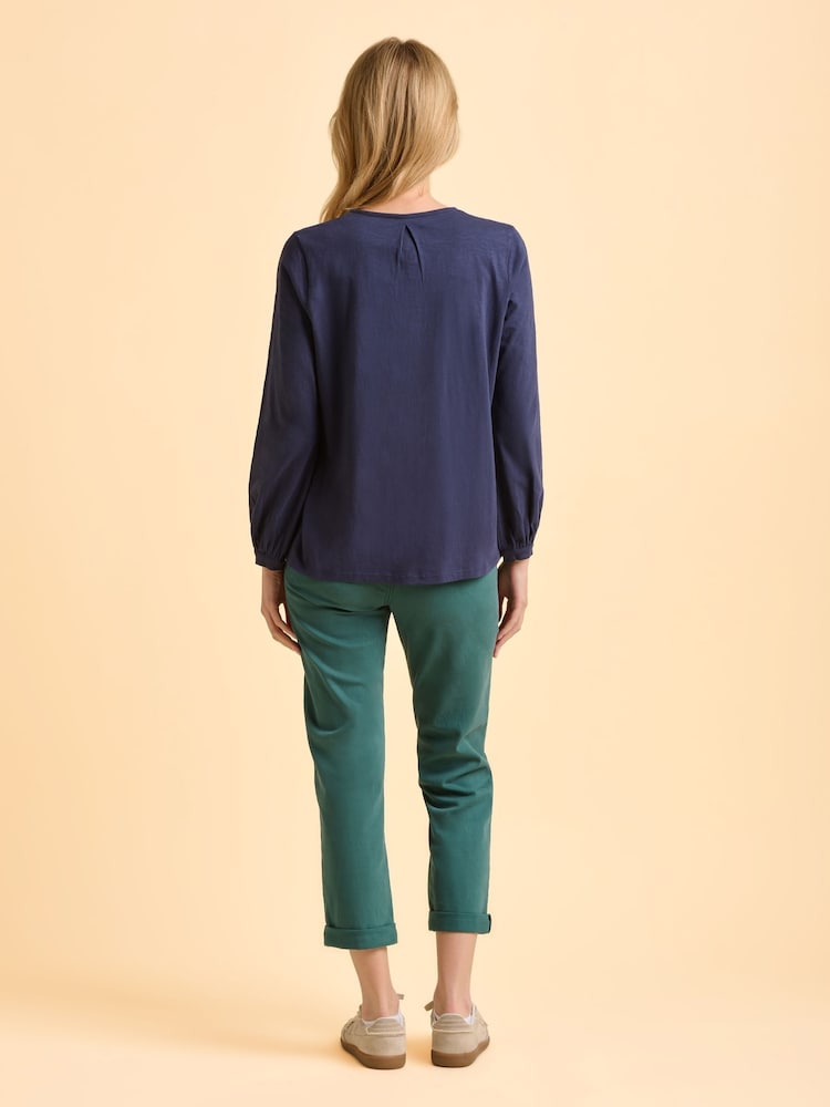Brakeburn Blue Ocean Breeze Long Sleeve T-Shirt - Image 2 of 4
