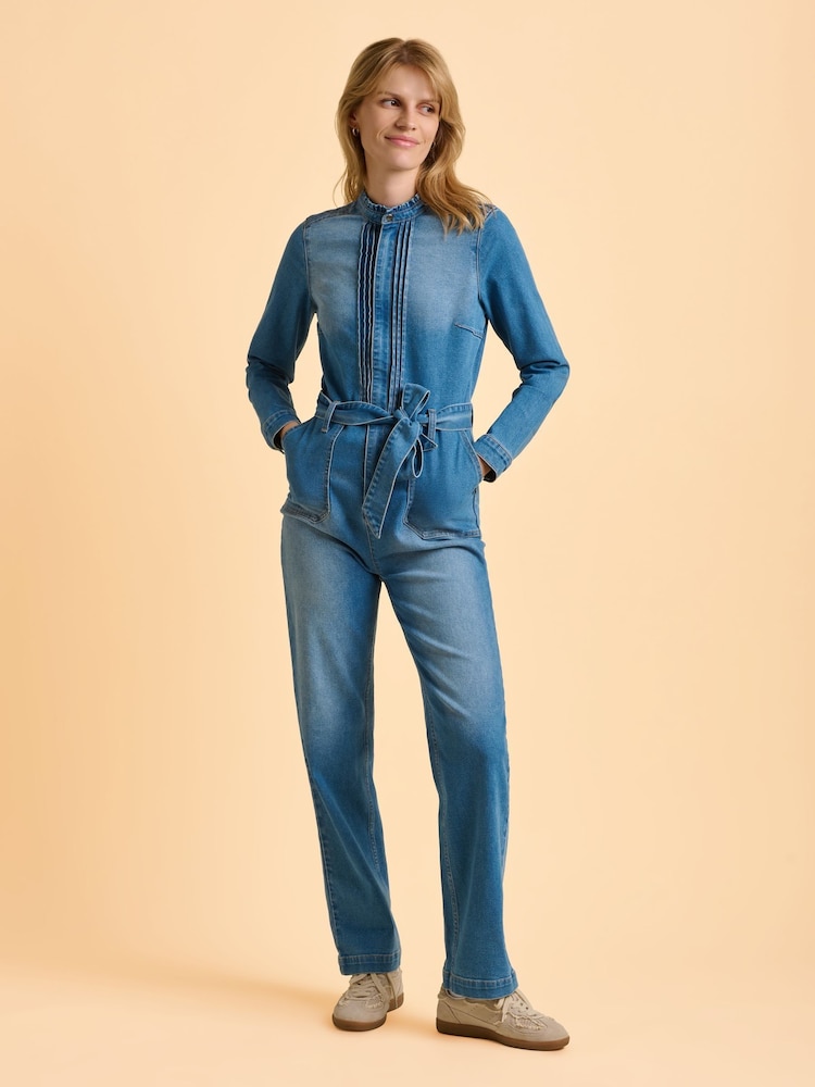 Brakeburn Blue Billie Denim Jumpsuit - Image 2 of 6 Brakeburn Blue Billie Denim Jumpsuit - Image 2 of 6