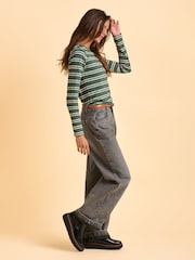 Brakeburn Green Canford Long Sleeve T-Shirt - Image 3 of 6