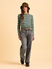 Brakeburn Green Canford Long Sleeve T-Shirt - Image 5 of 6