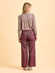 Brakeburn Red Burgundy Neve Trousers - Image 2 of 5