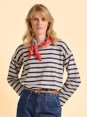 Brakeburn Cream Chesil Long Sleeve T-Shirt - Image 1 of 6