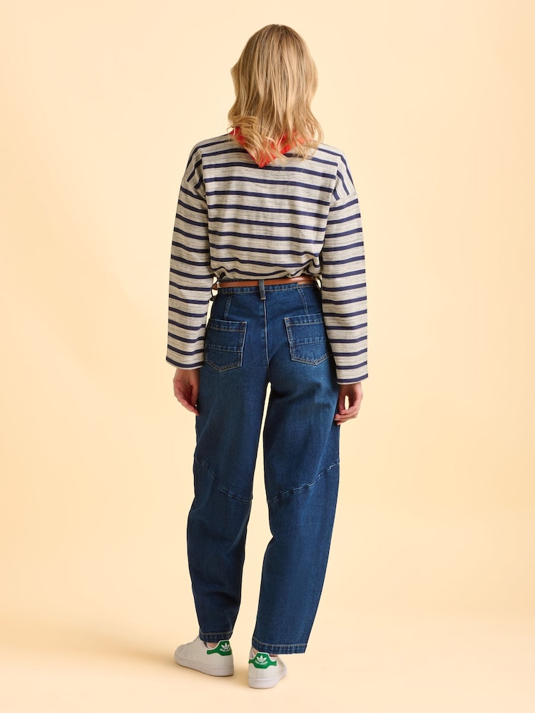 Brakeburn Cream Chesil Long Sleeve T-Shirt - Image 2 of 6