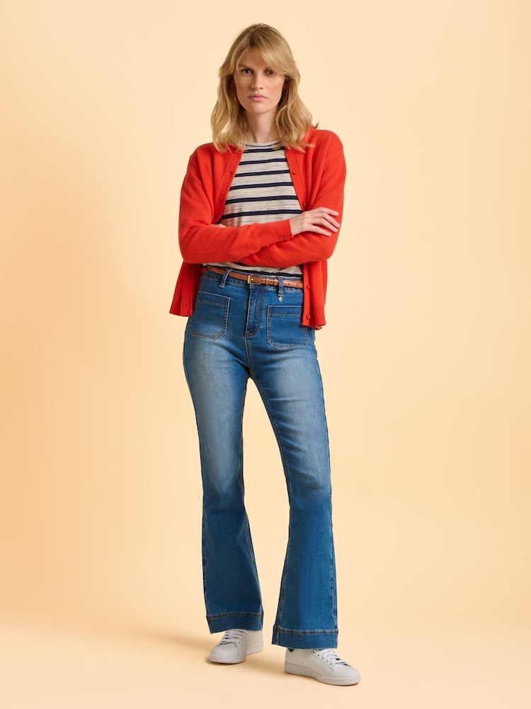 Brakeburn Cream Chesil Long Sleeve T-Shirt - Image 6 of 6