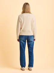 Brakeburn Cream Pebble Cardigan - Image 2 of 6