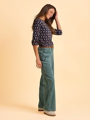 Brakeburn Blue Freya Long Sleeve T-Shirt - Image 3 of 5
